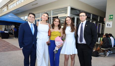  Javier Dávila, Ale Almaguer, Anyul Castro, Faride Pérez y Gabriel Valle.