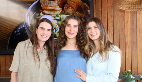  Ana Gaby González, Vero Pérez y Sofi Muñiz.