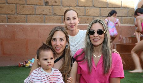  Melisa Compean, Lila Medina, Bárbara Berrones y Mariano Berrones.