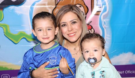  Luz Alonso, Mateo y Xavi.
