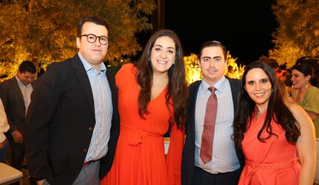  Gustavo Rodríguez, Scarlett Garelli, Jaime Oliva y Luciana Rodríguez.
