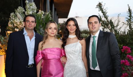  Aldo Sánchez,  Daniela Chapa, Paola Ruiz y Santiago Rodríguez.