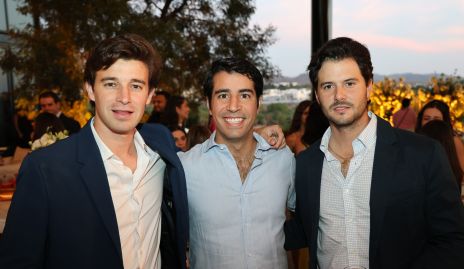  Mauricio Maza, José Lázaro y Claudio Meade.