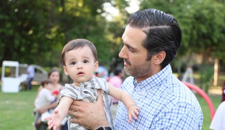  José Iga con su hijo José Manuel.