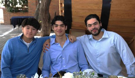  Carlo, Mauricio y Luis Villaseñor.