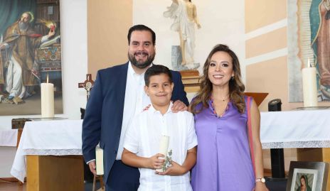  Alejandro Alcalde, Diego González y Maribel Rangel.