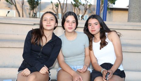  Paula Vera, Regina Cardiel y Renata Monroy.