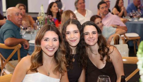  Niria Minondo, Sofía Buendía y Daniela Valle.