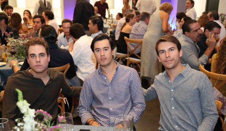  Tomás Alcalde, Daniel Estrada y Abraham Tobías.