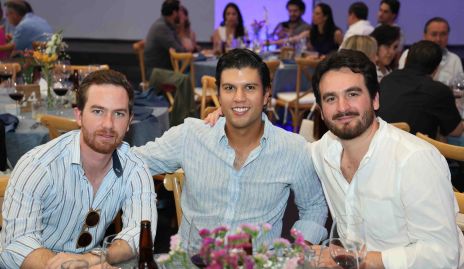  Alejandro Gómez, Juan Manuel Piñero y Julio Galindo.