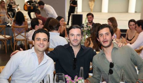  Gerardo Valle, Luis Antonio Mahbub y Julián Abud.