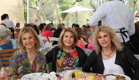  Gloria Estrada, Lourdes Bustos y Velia Hervert.
