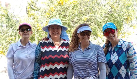  Teresa Yamin, Gigi Cantalapiedra, Laura Halall y Rocío Moctezuma.