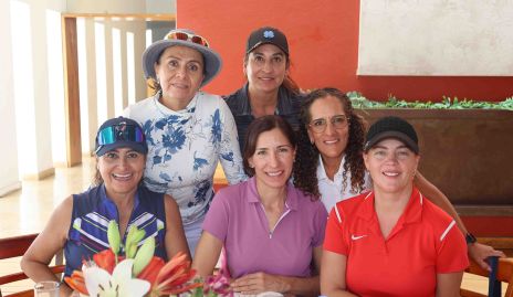  Paty Gonzalez, Blanca Gonzalez, Paty Lara, Adriana Jiménez, Silva Garza y Vivian Alatorre.
