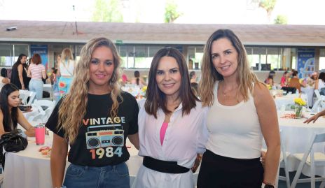  María Torres, Ale Díaz de León y Eunice Camacho.