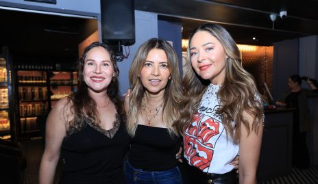  Caro Campos, Pili Orta y Gio Araujo.