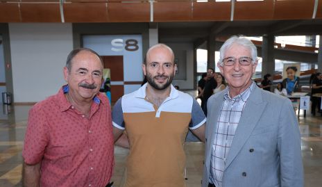  Salomón Rivera, Salomón Rivera y Héctor Báez.