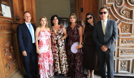  Alfredo Gallegos y Celina Conde, Cynthia Sánchez, Sara Berrones, Sara y Víctor Barrales.