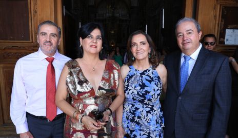  Eduardo Gómez, Cynthia Sánchez, Mónica Alcalde y Federico Garza.