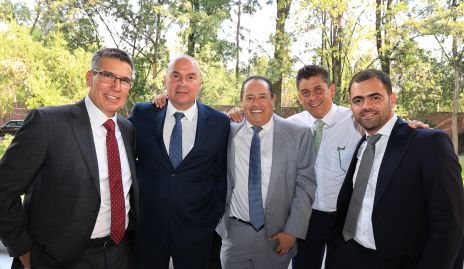  Mauricio Alcalde, Enrique Portillo, Adolfo Arriaga, Luis Tinajero y Juan Pablo Abud.