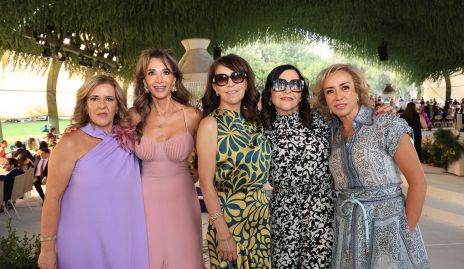  Nohemí Sampere, Cecilia de los Santos,  Mari Carmen Haro, Gabriela Betancourt y Karina Ramos.