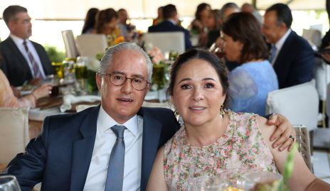  Jorge Aldrett y Claudia Álvarez.