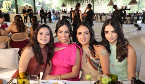  Pamela Castro, Alejandra Arauz, Andrea Lázaro y Sara Aldasoro.