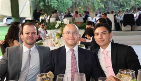  Alfredo Abud, Sergio Lasso y Arturo Gómez.