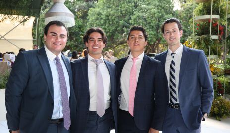  Emiliano Portillo, José María Rodríguez, Santiago Perafán y Sergio Bedoya.