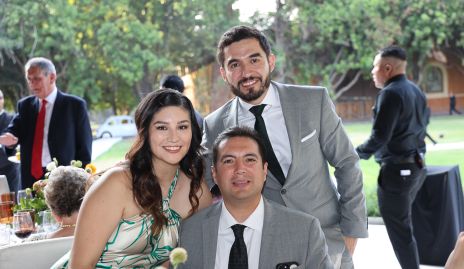  Ricardo Puente, Maribel y Alejandro Alvarado.