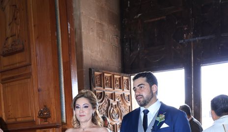  Ángeles Barba con su hijo Carlos Morales.