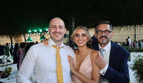  Oscar, Martha y Alfredo Aguilar.