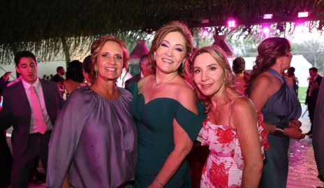  Mireya Payán, Ángeles Barba y Celina Conde.