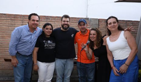  Guillermo Lasso, Marcela Puga, Fernando Puga, Enrique Puga, Rocío Alcalde y Tií Alcalde.