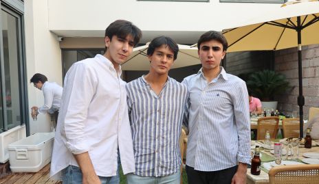  Marcelo Abaroa, Franco Sánchez y Rodrigo Abaroa.