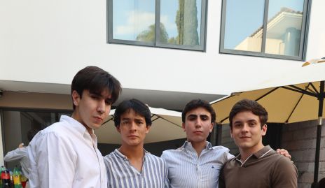  Marcelo Abaroa, Franco Sánchez,  Rodrigo Abaroa y Patricio Odriozola.