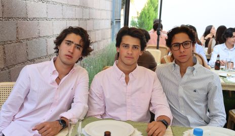  Joaquín González, Rodrigo Gómez y José Miguel Guerra.