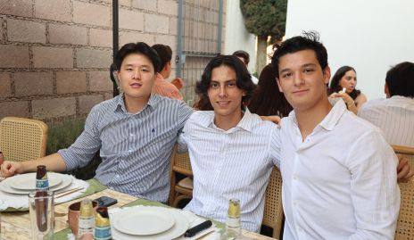  Hyun, Juan Pablo Compean y Santiago Ávila.