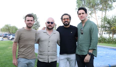  Jorge Mendizábal, Toño Rojas, Alejandro Carlos y Mauricio Montiel.