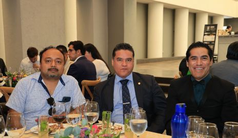  Marco Antonio, Daniel y Noé.