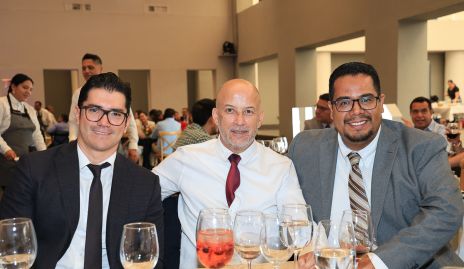  Daniel Trejo, Alberto Aguirre y Eduardo Ramírez.