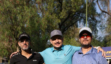  Alejandro Lafuente, Horacio Lizaola y Mario Ramírez.
