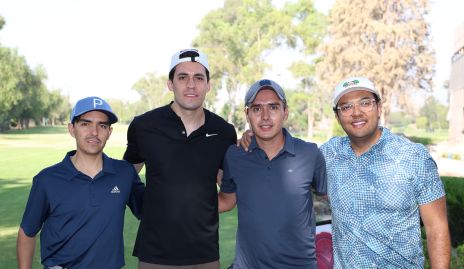  Arturo González, Mauricio Montiel, Xavier Azcárate y Xavier Campos.