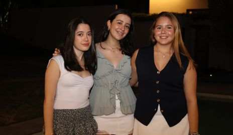 Vale, Xime y Mich.