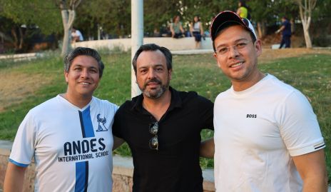  Roberto, Rodrigo Medellín y Aldo Ruiz.