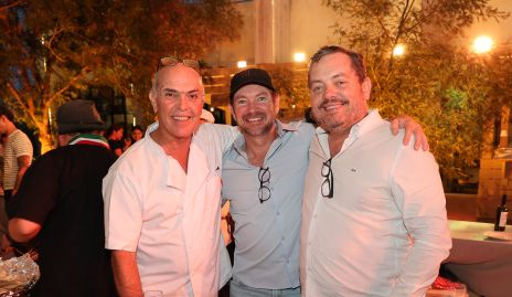  Caly Hinojosa, Chema Rosillo y Ramón Meade.