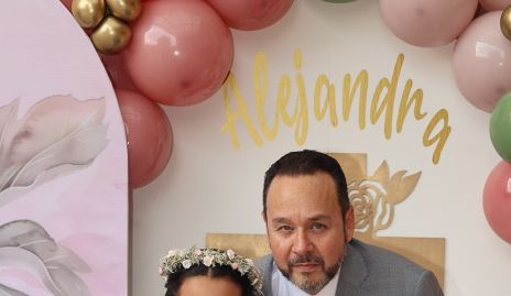  Juan Carlos Conde con su hija Alejandra.