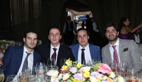  Jero Gómez, Rodrigo Navarro, César Gómez y Santiago Gómez.