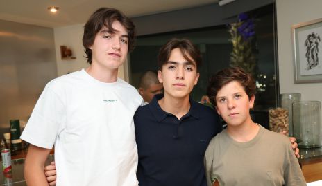  Paulo Abaroa, Mauricio Alcalde y Mateo Espinosa.