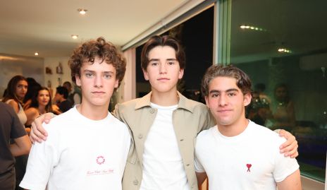  Santiago Mercado, Rodrigo Díaz y Diego Carreras.